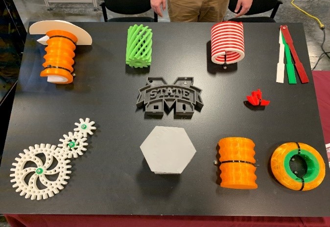 Example 3D printed parts
