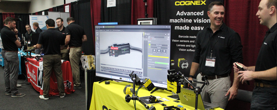 COGNEX Booth displaying latest vision systems