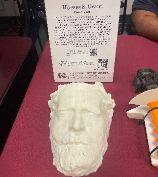 3D print of the Ulysses S. Grant death mask