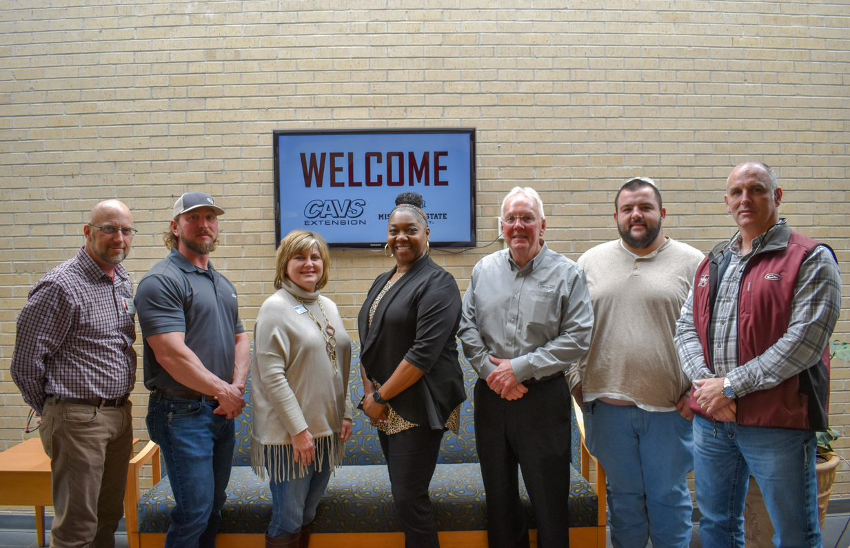 Pictured Left to Right: Billy Peacock (CAVS-E), Stephen Duke (Taylor Power Systems), Sandy Crist (MMA-MEP), Gowanda Burks (Raytheon Technologies), Steve Duke (Taylor Power Systems), Blaine Frank (BSP Filing), Andrew Frank (BSP Filing)